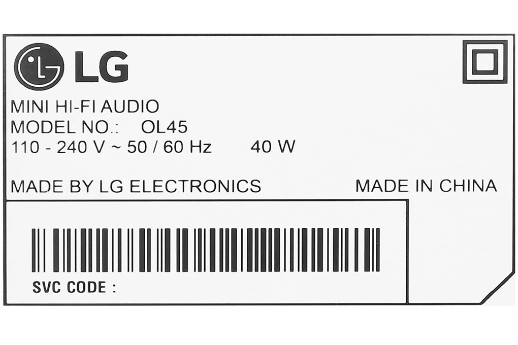 [Trả góp 0% - FREESHIP] Loa karaoke LG OL45 220W