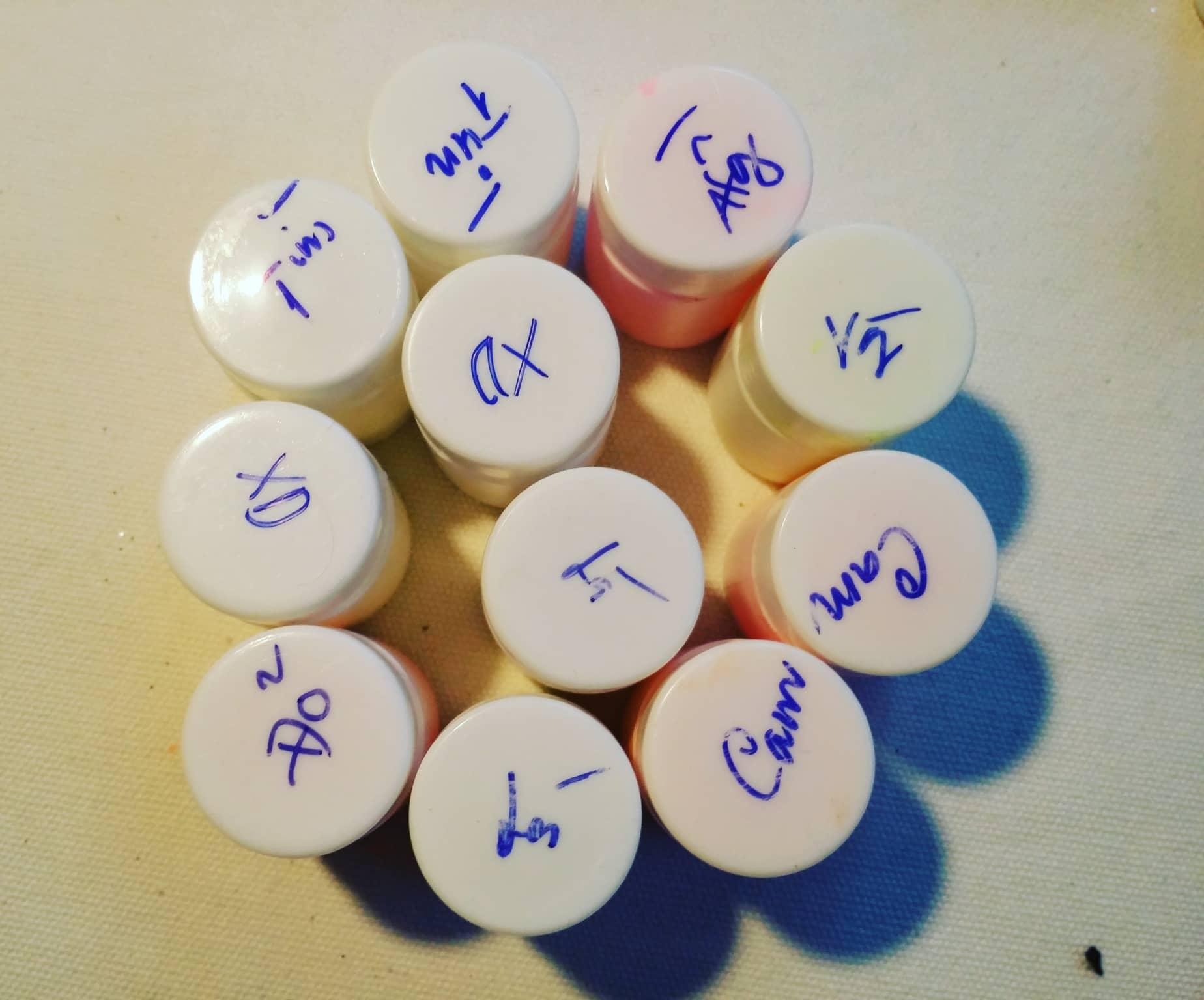 com bo 3 lọ sơn dạ quang 15ml ( tặng cọ vẽ và que vẽ)