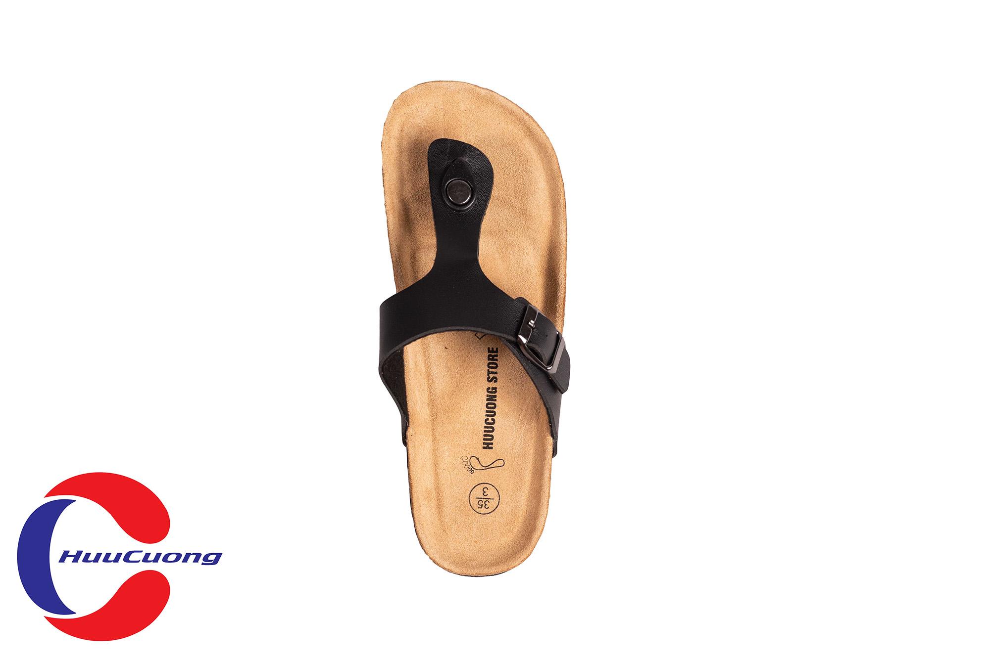 Dép sandal kẹp ngón nam nữ đế trấu