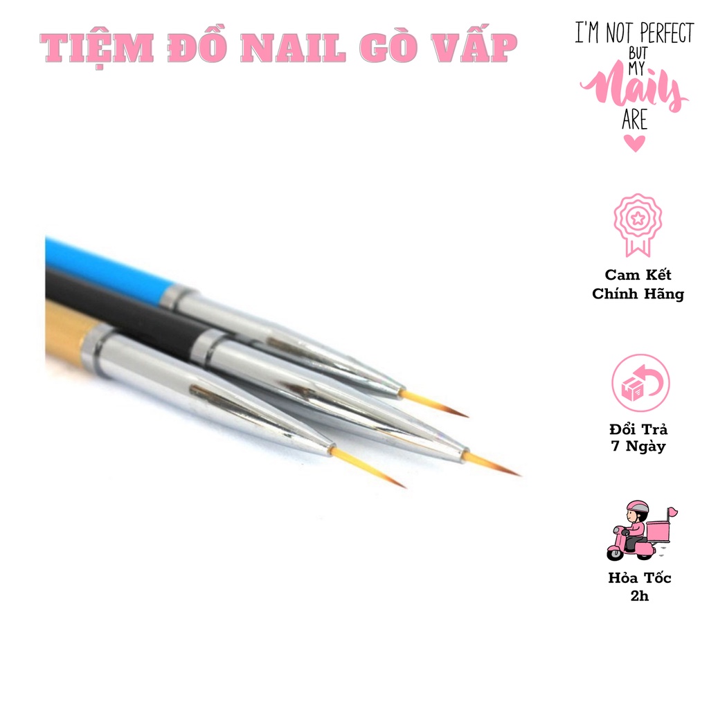 Bộ 3 Cây Vẽ Nét - Cọ Râu Vẽ Nail