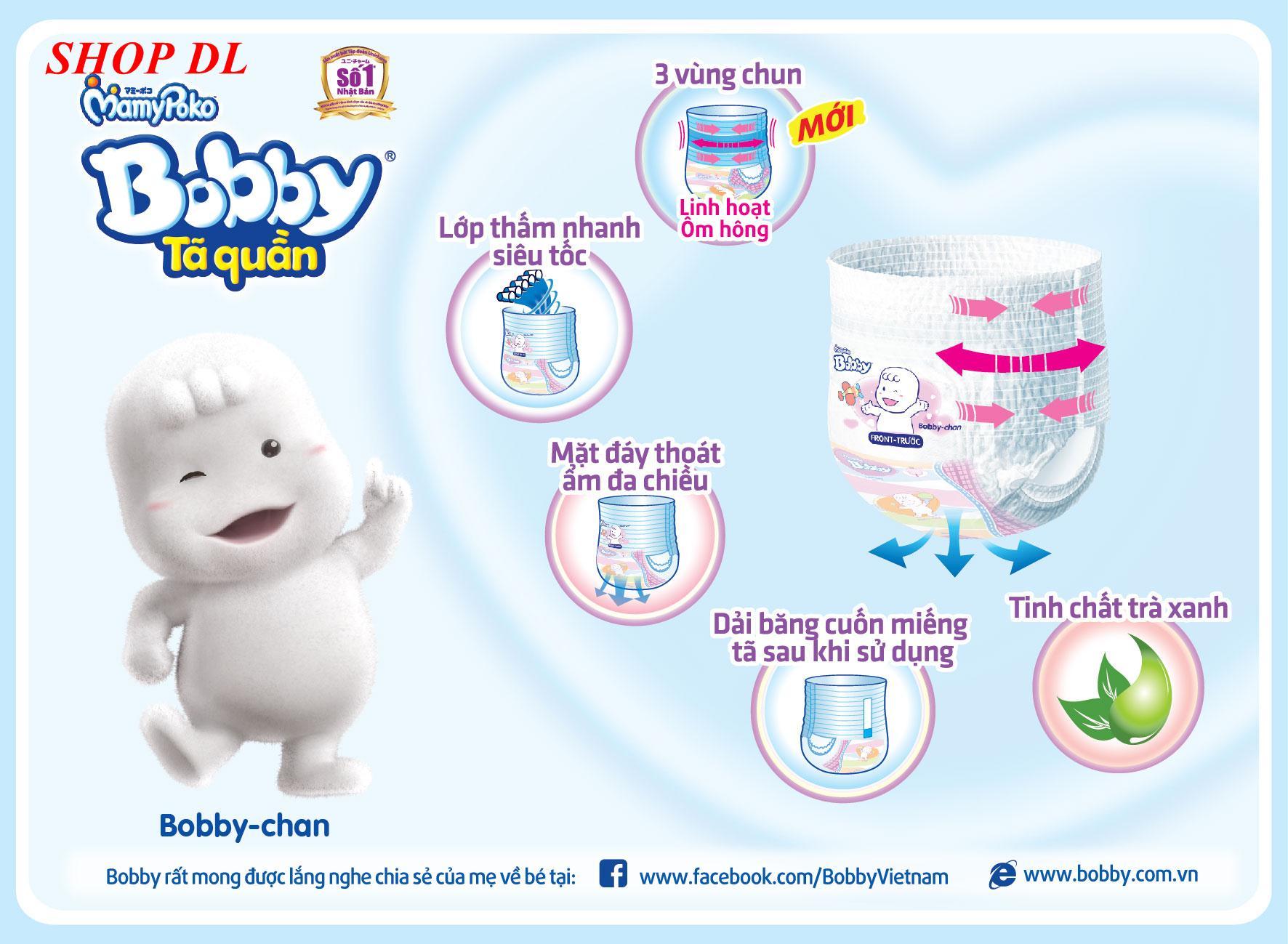 Tã dán Bobby S54 (4 - 7kg)