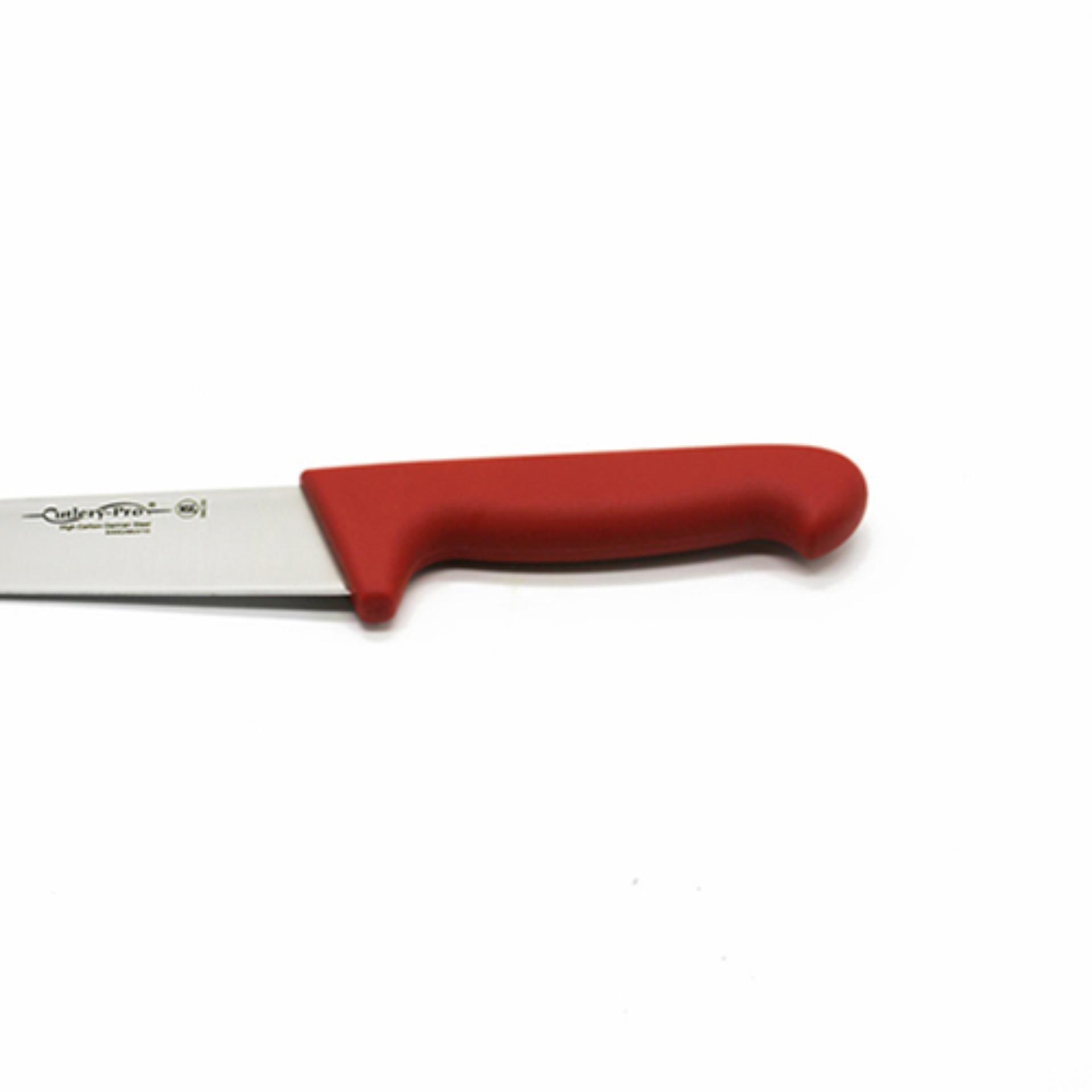 Dao Thái Thịt Cutlery-Pro Lưỡi Thẳng Cán Đỏ 203Mm