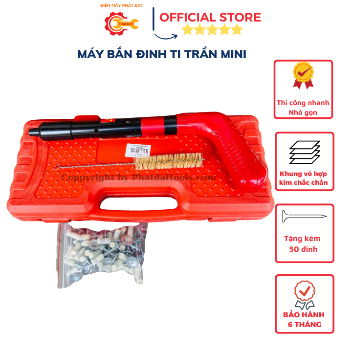 Tok Mini Ceiling Threaded Nail Gun - 6 Month Warranty