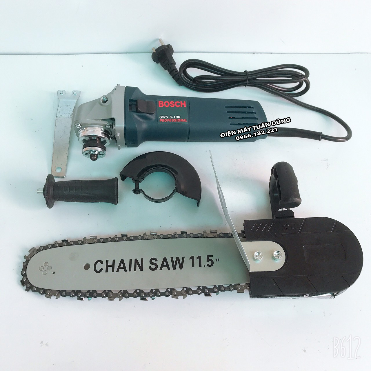 Máy cưa xích mini Bos.ch có tra dầu tự động