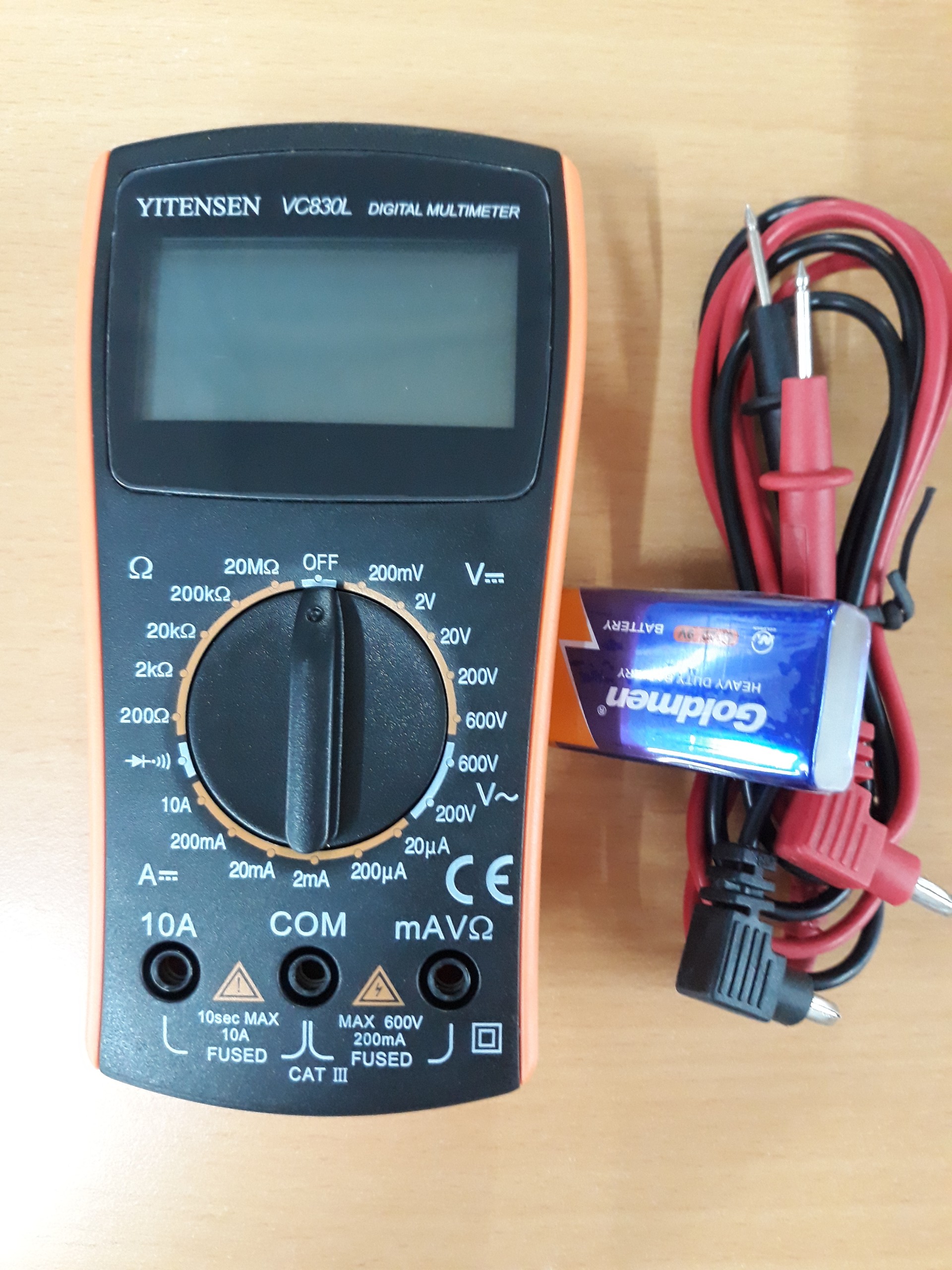 Yitensen vc830l đồng hồ vạn năng điện tử vc 830l