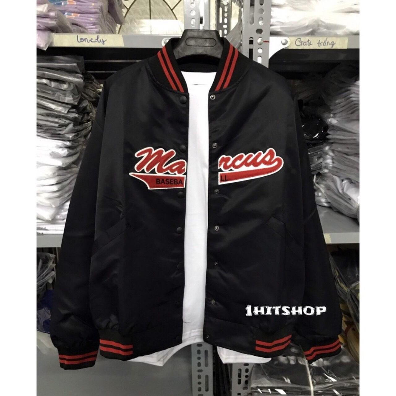 ÁO KHOÁC DÙ PHỐI CỔ BOMBER IN CHỮ MACUS TP17