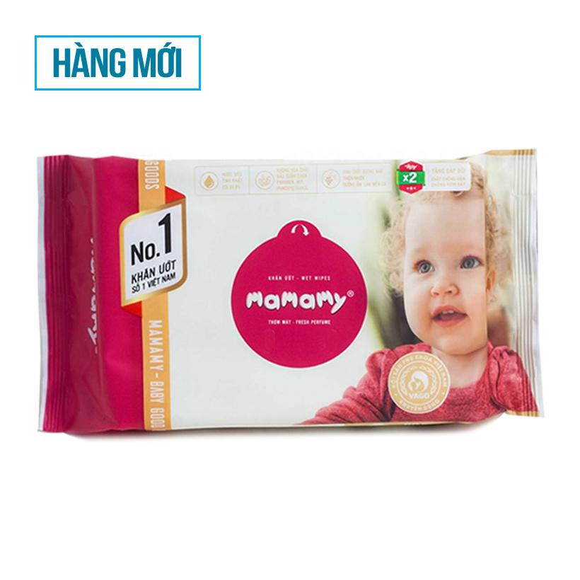 Combo 10 Gói Khăn Ướt Mamamy 80 Tờ Có Nắp