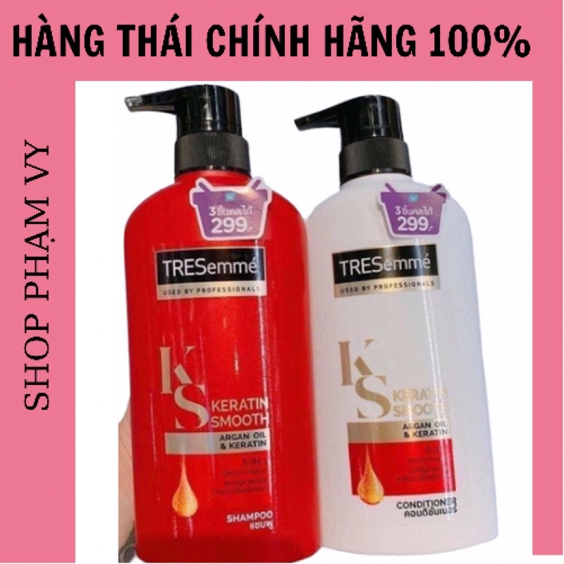 Cặp tresemme gội xả