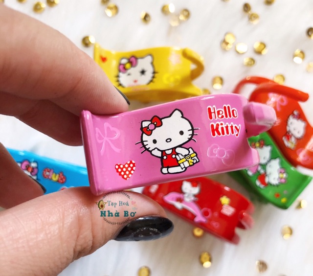 [HCM]Kẹp Tóc Càng Cua 3 Răng Hình Kitty Hàng Cao Cấp