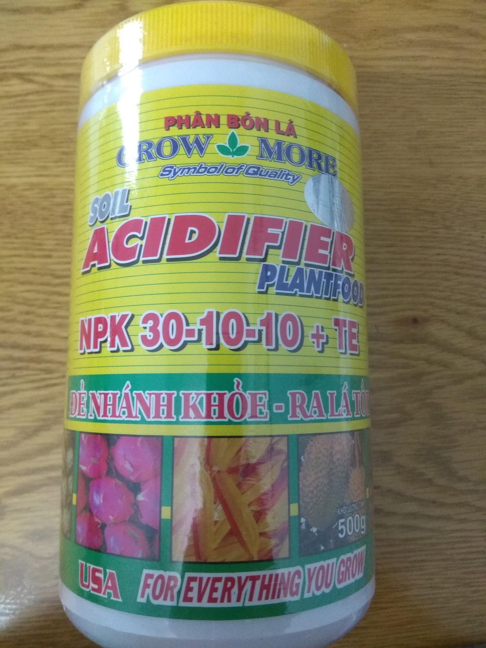 [HCM]Phân bón lá Grow more NPK 30-10-10 - chai 500 gram