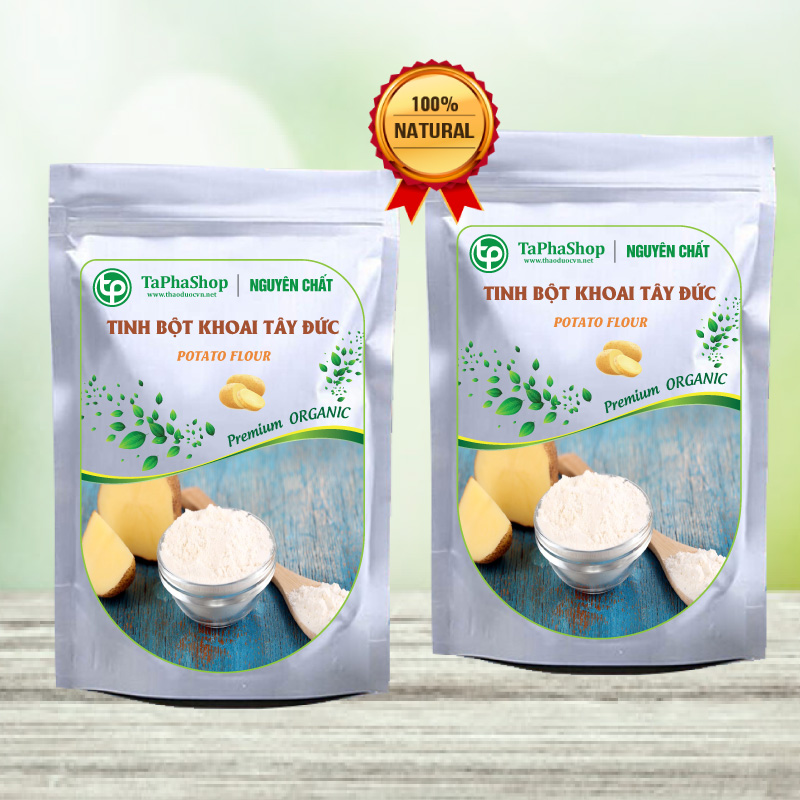 [HOT] Tinh bột khoai tây đức nguyên chất 100g - Thảo Dược Tấn Phát
