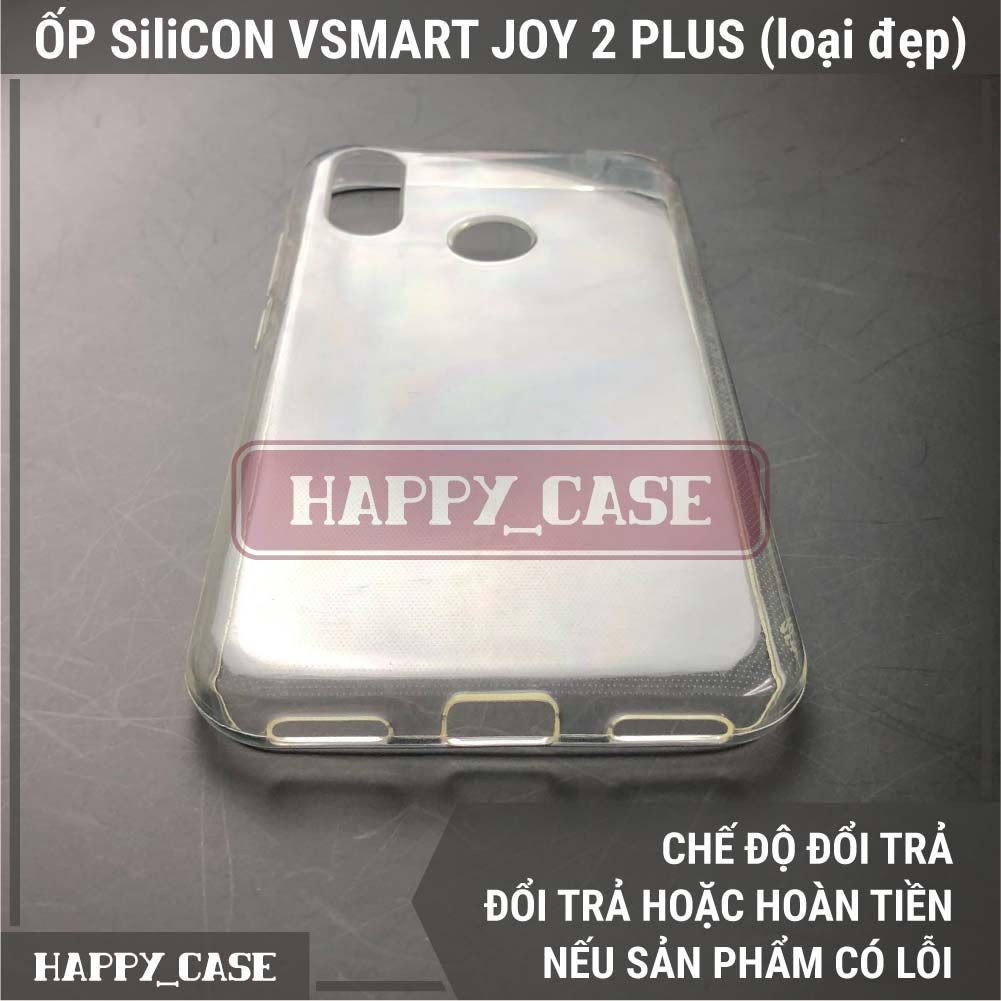 Ốp Điện Thoại Vsmart Joy 2 Plus (LOẠI ĐẸP) Thin Transparent Silicon