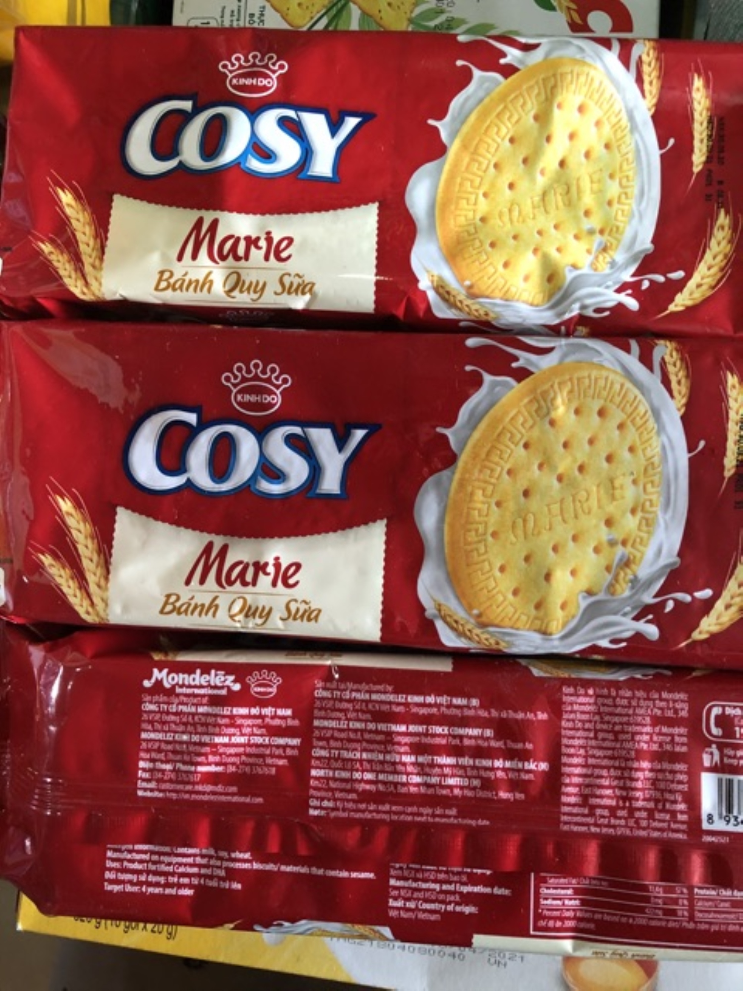 Bánh Quy Sữa Cosy Marie Kinh Đô