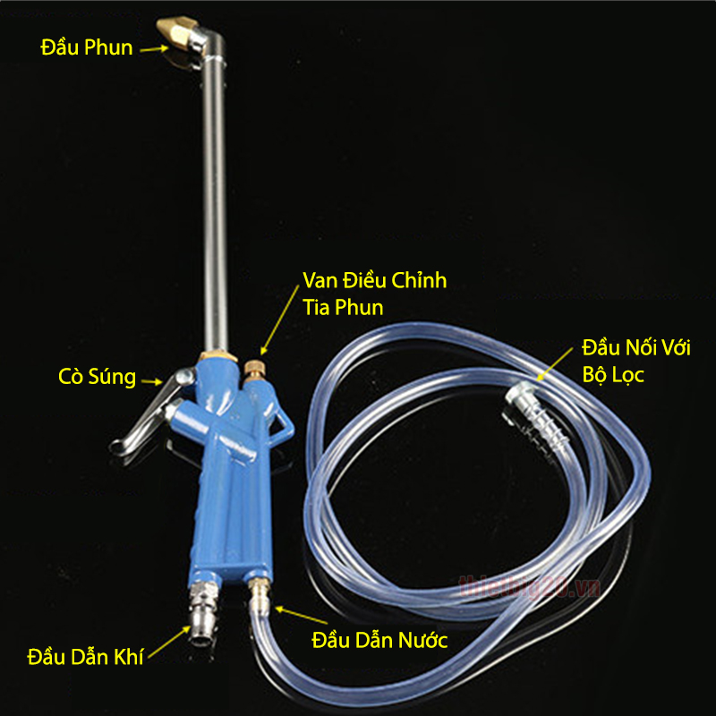 ĐẦU XỊT RỬA ĐỘNG CƠ DÙNG KHÍ NÉN GDC18