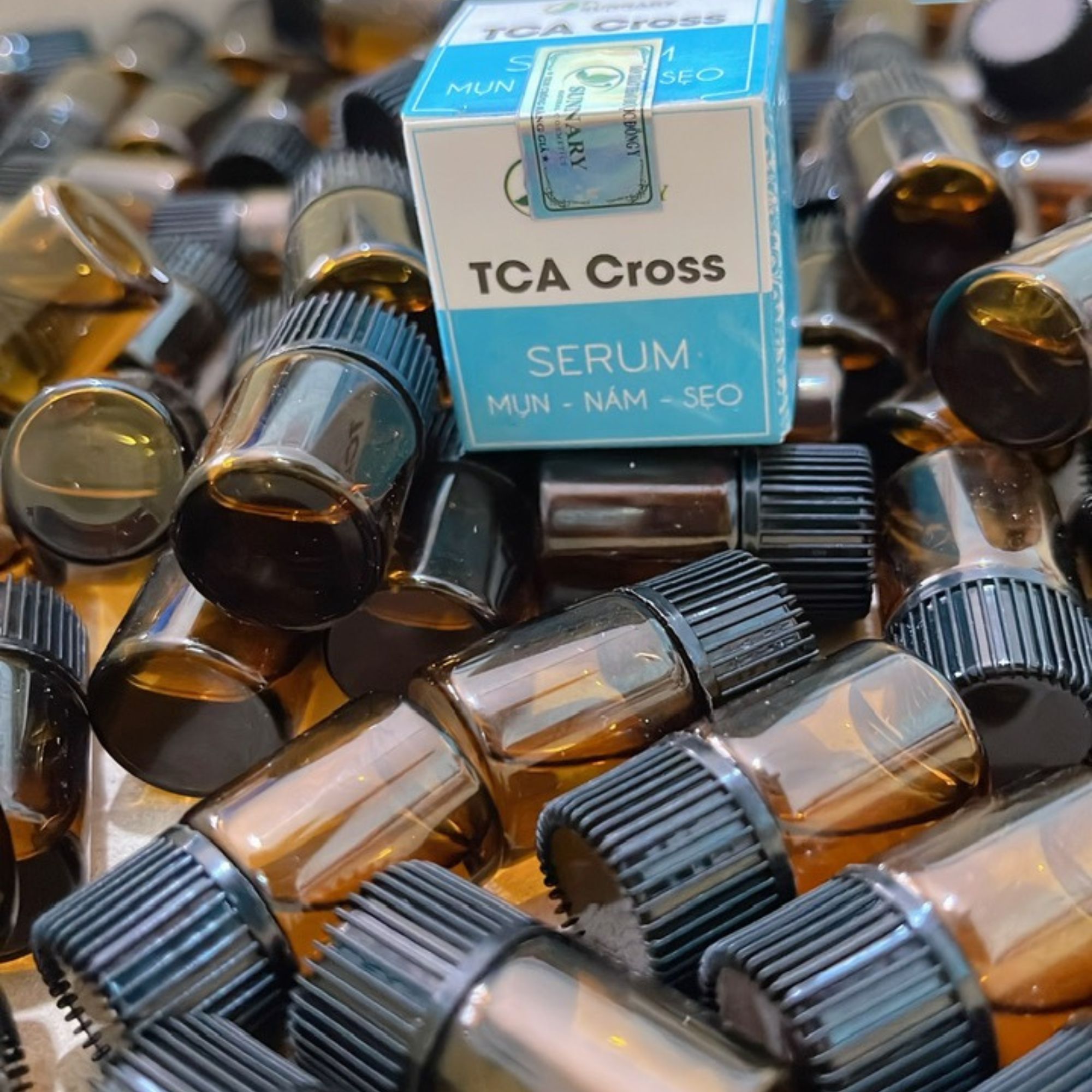 TCA - chấm tàn nhang, chấm nốt ruồi, chấm được cả đốm nâu.