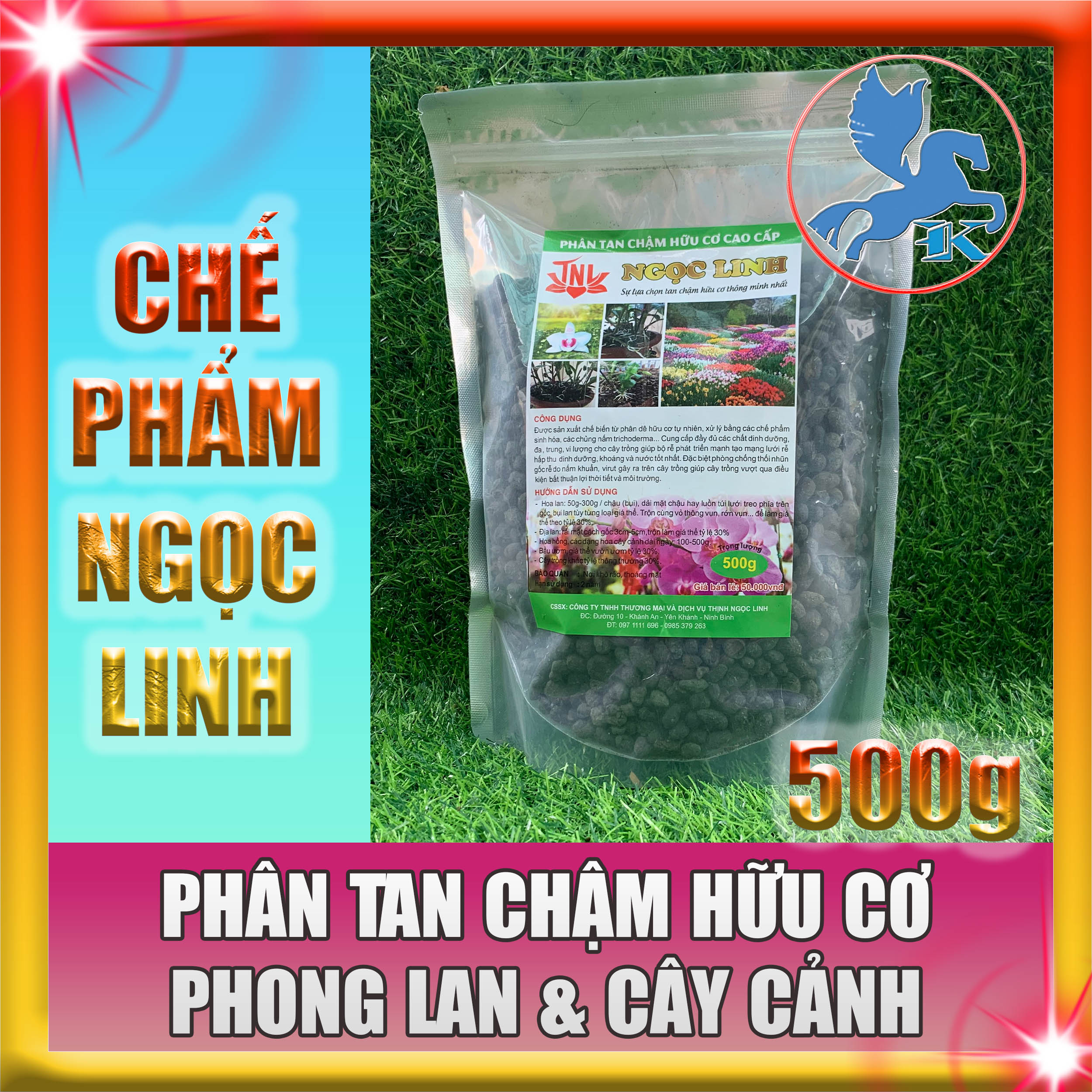 Chế Phẩm Ngọc Linh | Phân Tan Châm Hữu Cơ Cao Cấp 500g
