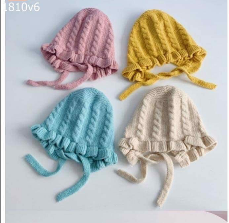 Mũ Len Tai Bèo Cô Gái Hà Lan Cho Bé M18