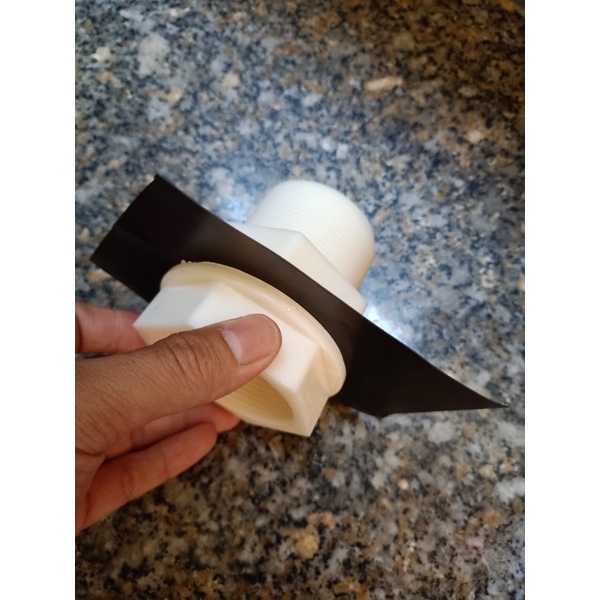 VAN XẢ BỂ BẠT HDPE, VAN XẢ ĐÁY BỂ BẠT THOÁT NƯỚC Phi 60