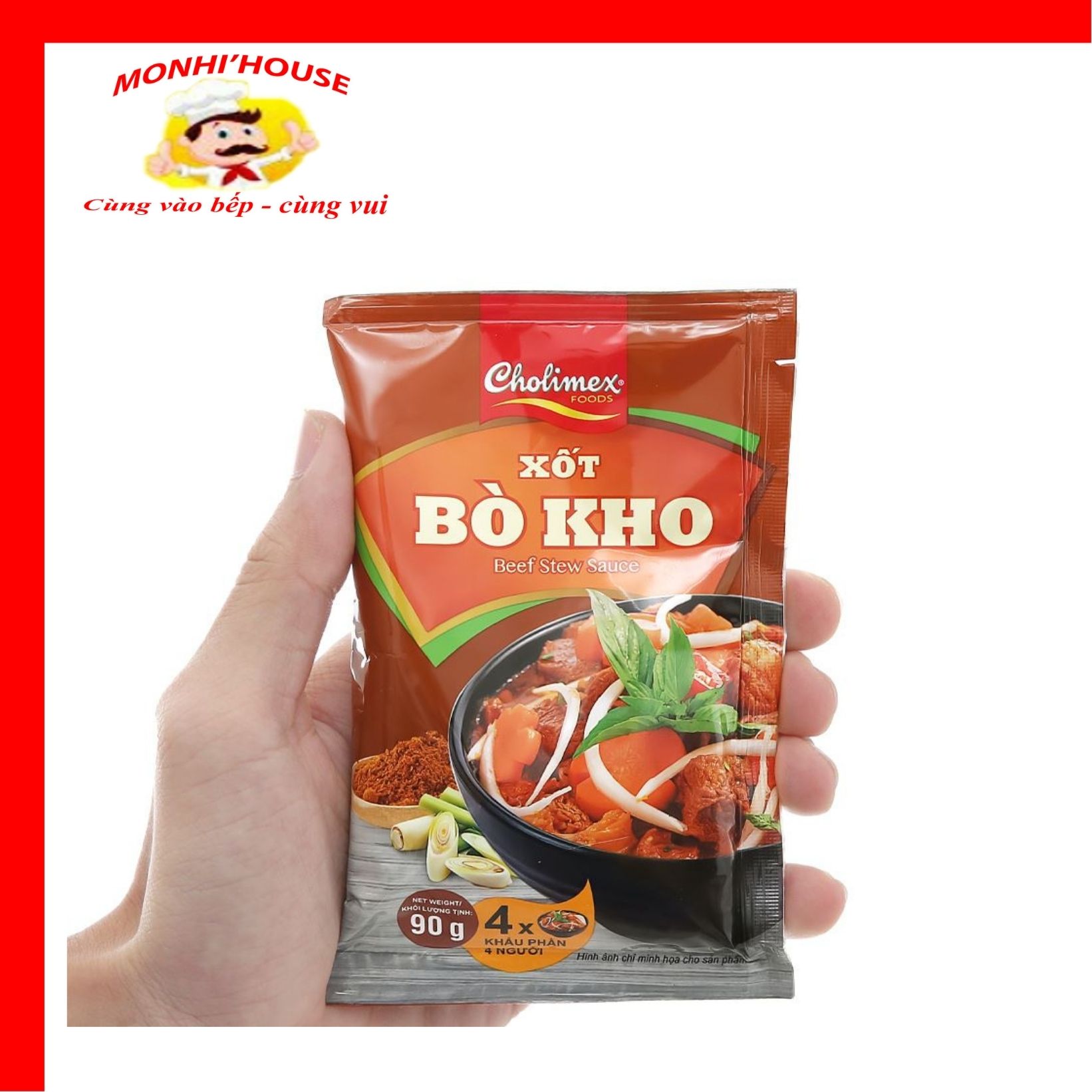 Xốt Bò Kho Cholimex gói 90g