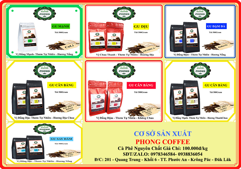 Cà Phê Robusta rang xay Nguyên Chất 500Gram - Gu Đậm Đà