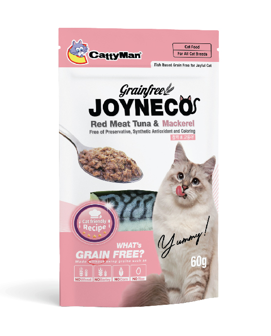 [HCM]Pa tê Sốt cá ngừ và cá thu cho mèo Cattyman Joyneco Red Meat Tuna Mackerel 60g