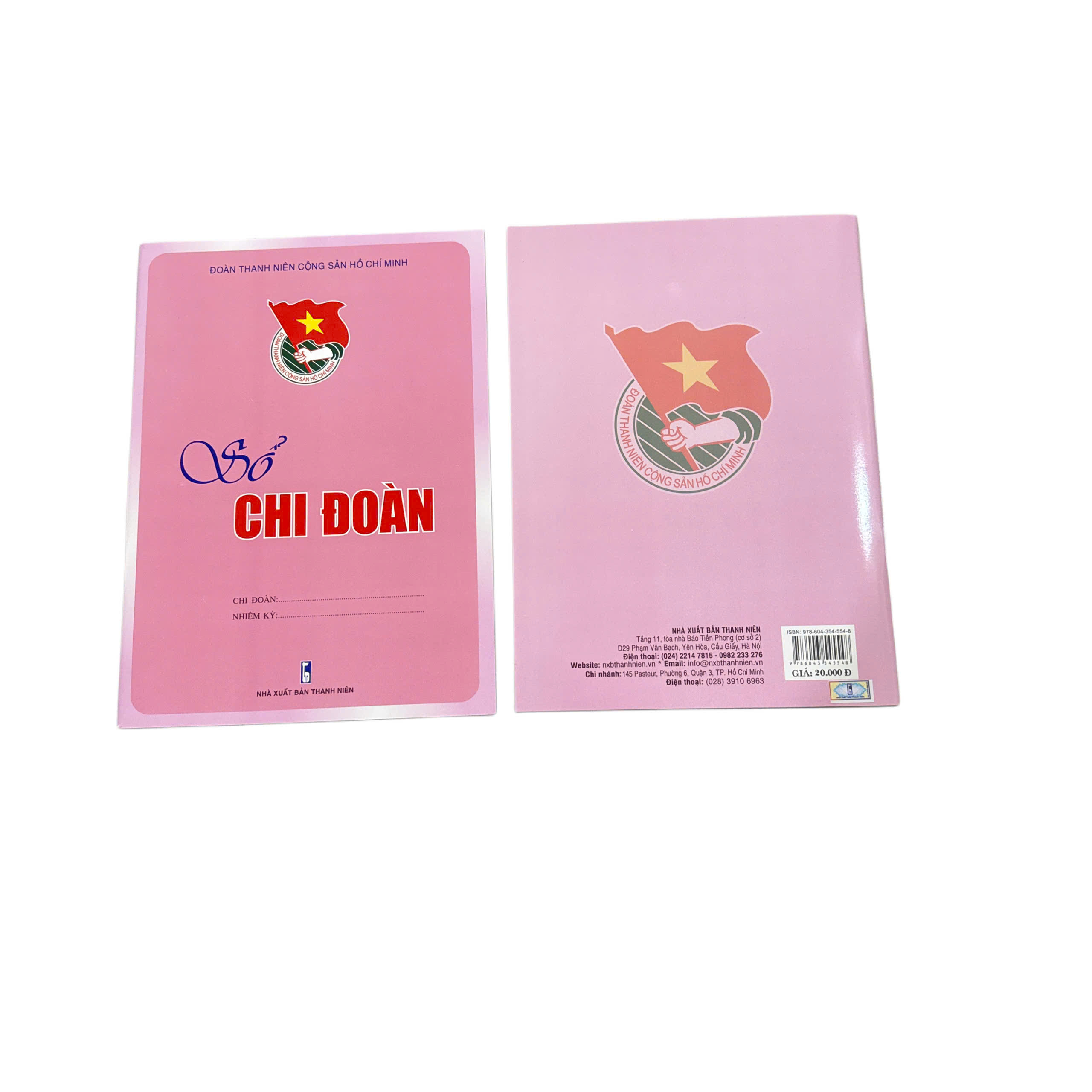 [ CHI ĐOÀN ] COMBO 10 quyển sổ chi đoàn màu hồng