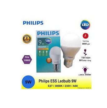 PHILIPS - Bóng đèn LED 9w Philips