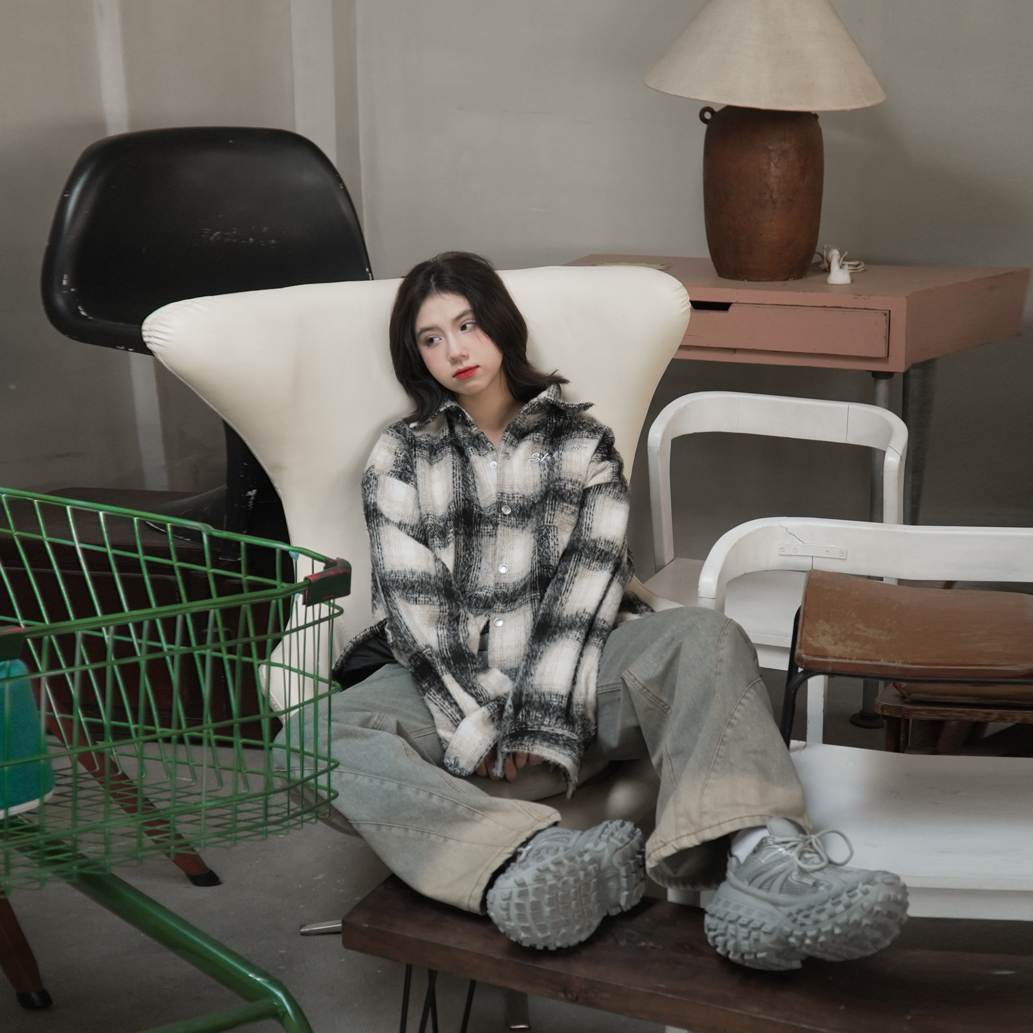 Áo Flannel Sơmi Jacket Symbolic
