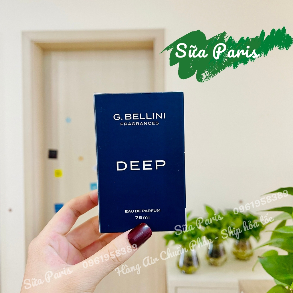 Nước hoa dành cho nam DEEP - G.bellini EDT 75ml, hàng Pháp có bill
