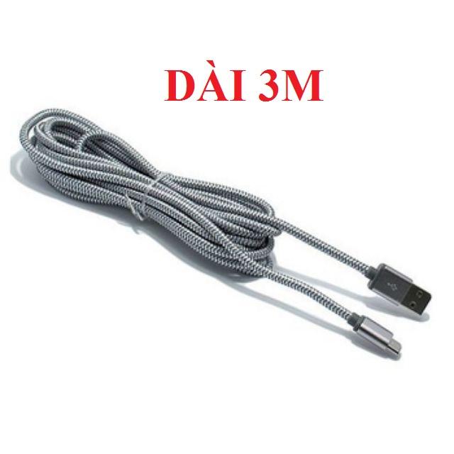 [HCM]Dây Xạc Điện Thoại Android Dài 3m