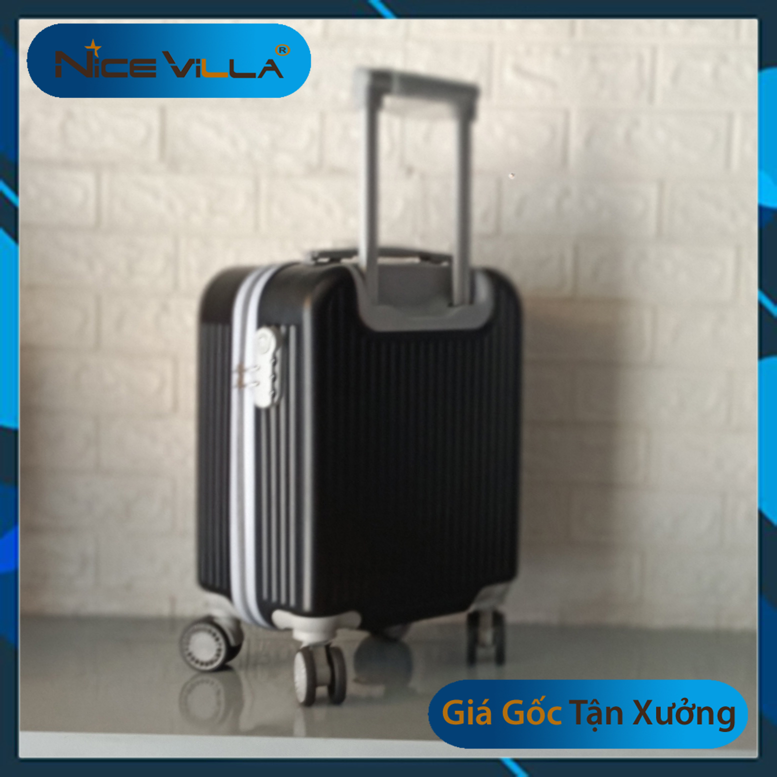 Vali nhựa Pc + Abs NiceVilla 16 Inch Gọn Nhẹ
