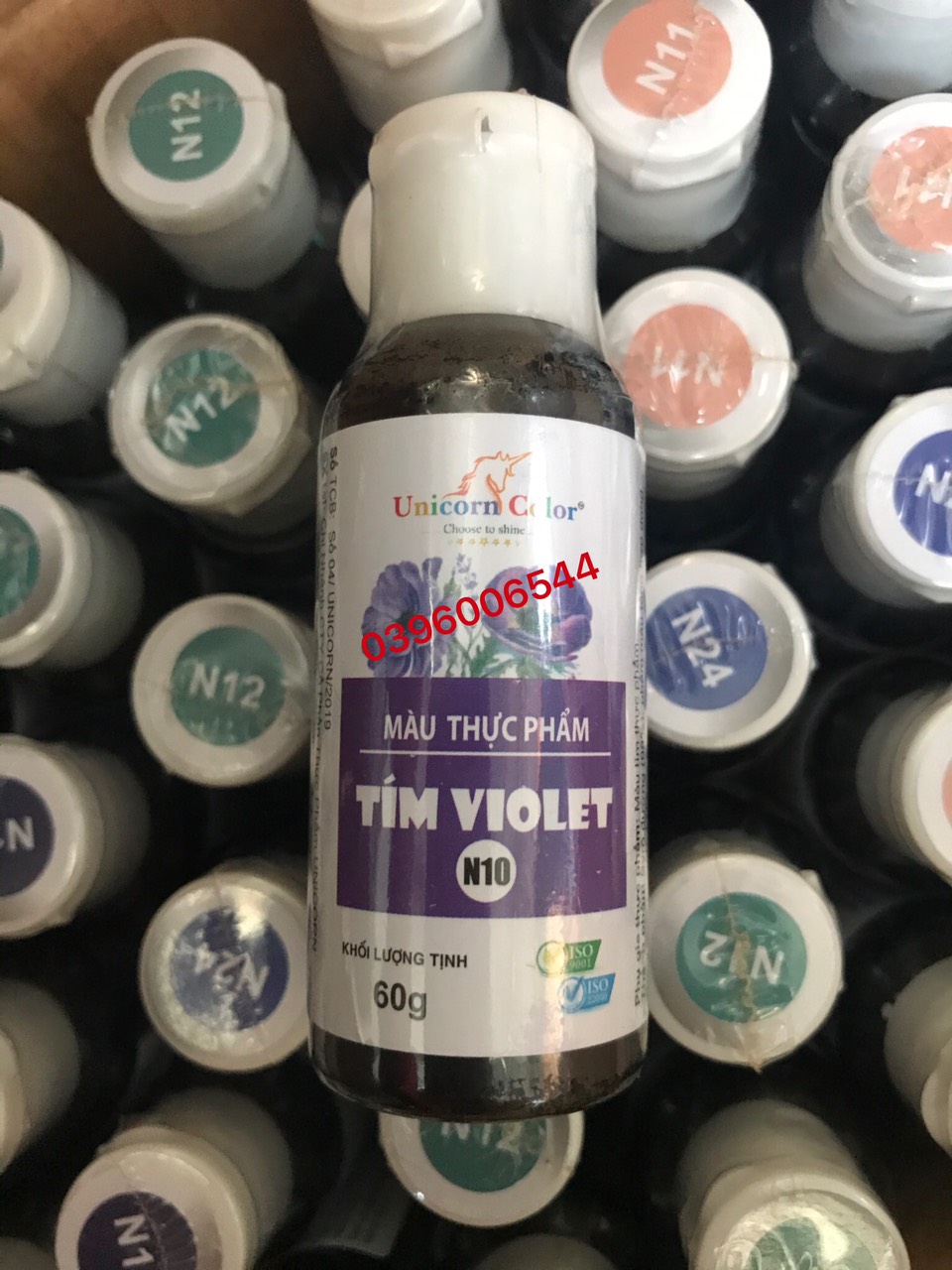 Màu siro Unicorn Tím Violet 60g