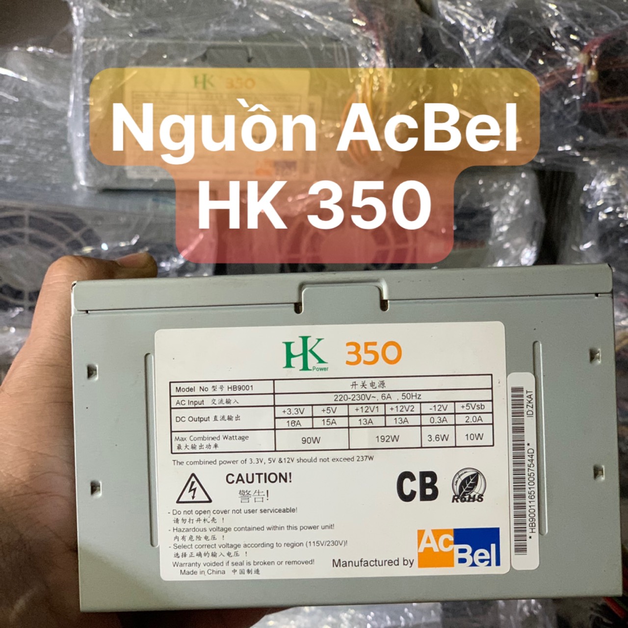 UPS NGuồn PC AcBel HK 350 Fan 8 - Vi Tính Bắc Hải