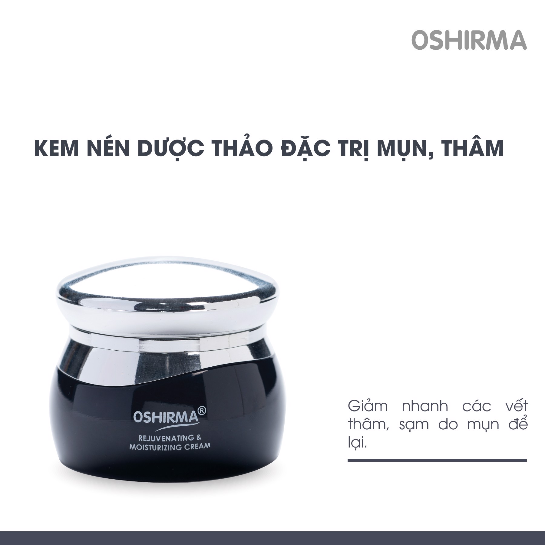 Kem Nén Trắng Da Chống Mụn Oshirma Nhật Bản 30GR