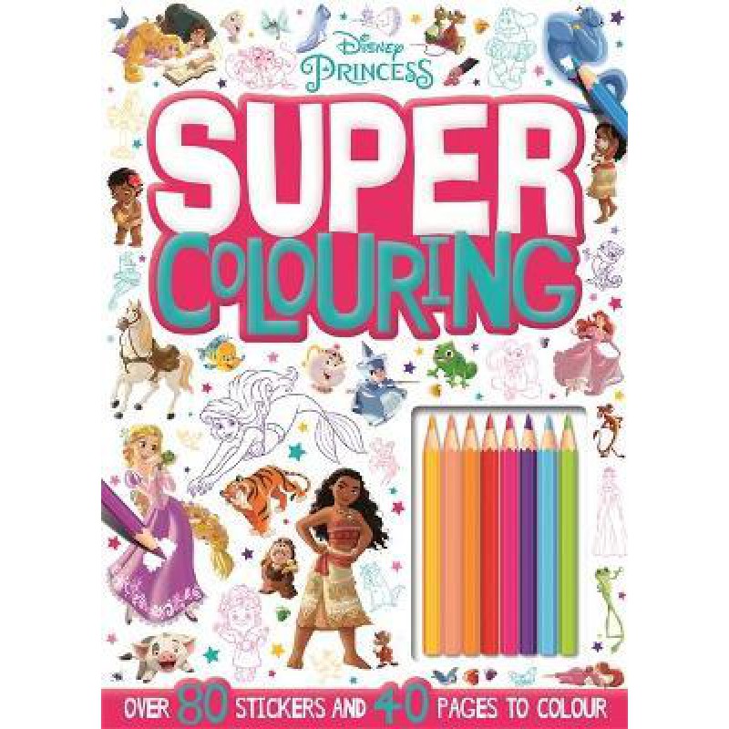 Bookmedi- Disney Princess Mixed: Super Colouring