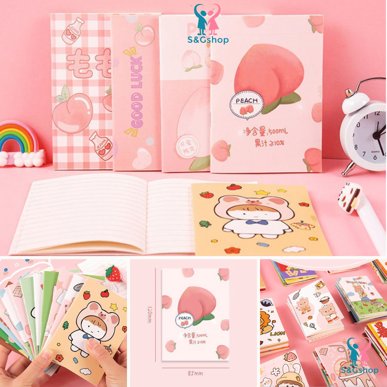 Sổ tay ghi chép mini cute 36 trang