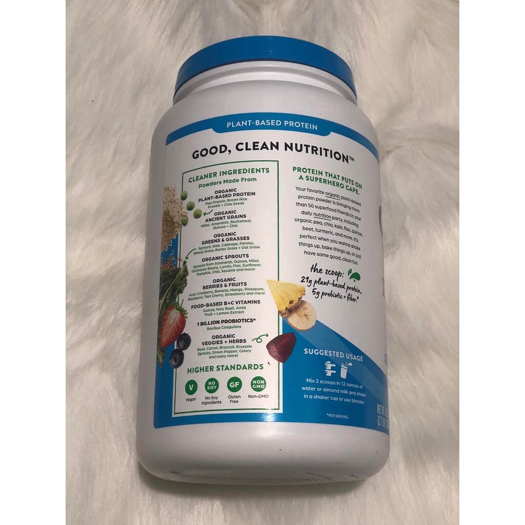 Bột Protein hữu cơ Orgain Organic Protein - Protein hữu cơ thực vật