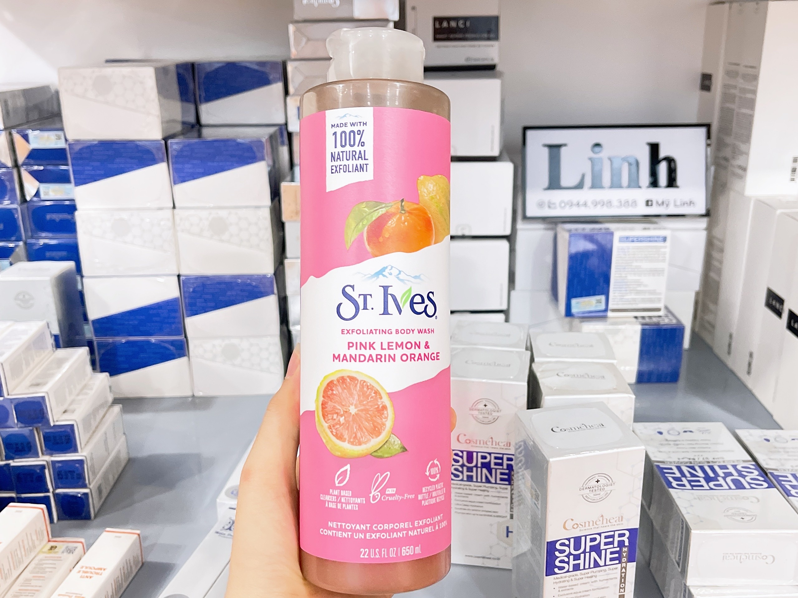 (Mẫu Mới) Sữa Tắm St.Ives Dưỡng Da Body Wash