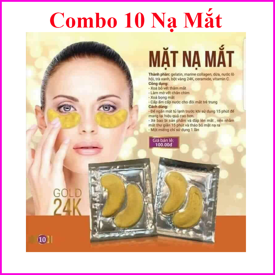 Combo 10 cặp mặt nạ mắt collagen