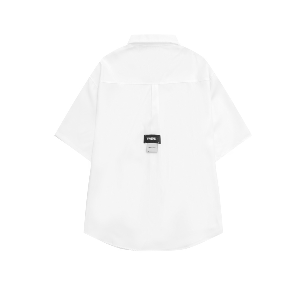 [Nhập Lazxuhuong03 - Giảm 40k/299k]ÁO SƠ MI TRƠN TWENTI TAG ĐƠN GIẢN