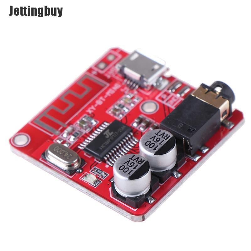 Jettingbuy 3.7-5v wireless bluetooth mp3 decoder board lossless decoding module tf card