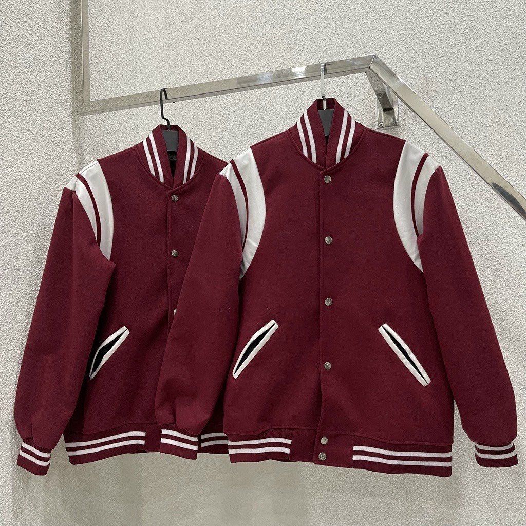 Áo Khoác varsity áo bomber teddy SLP nam nữ chất đẹp cao cấp - Gin Store 003