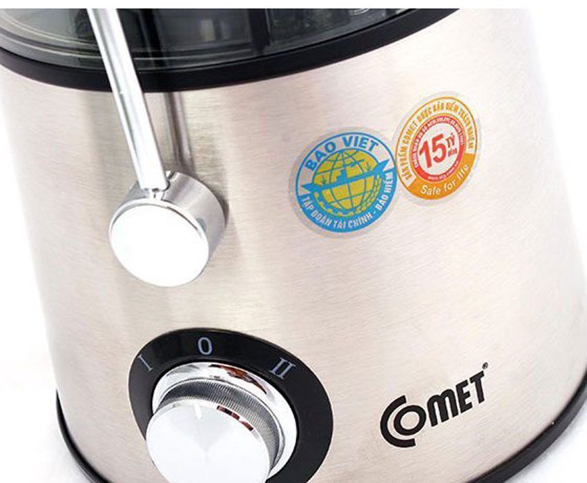 Máy ép trái cây 1.5 lít Comet CM9826 -Máy Ép Chậm Trái Cây Công suất 450W - Bảo hành 12 tháng - Hàng chính hãng