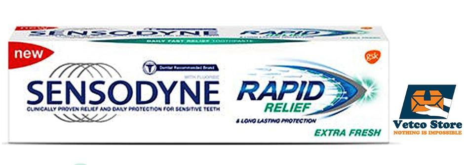 Kem đánh răng Sensodyne Rapid Relief 100g của Úc