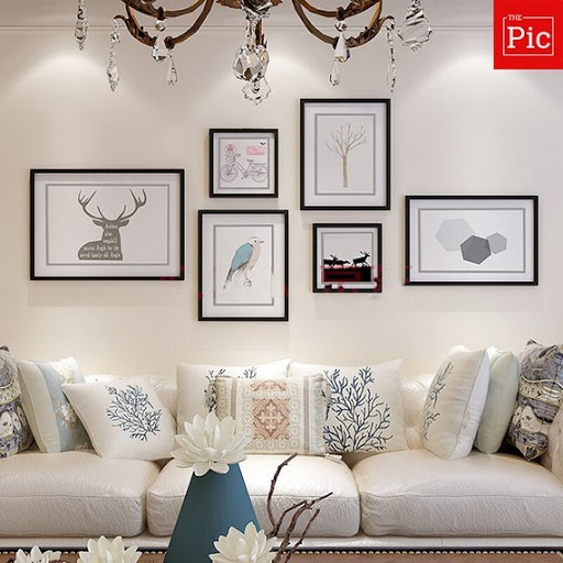 Binbin ka63 art deer Wall picture frame set (free accessories)