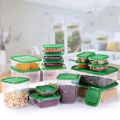 Bộ hộp 17 món đựng thực phẩm cao cấp tiện lợi - set hộp đựng đồ tủ lạnh đa năng 17 món