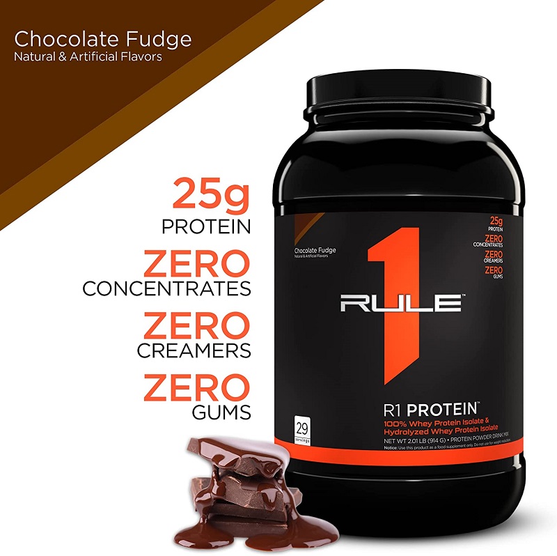 Rule 1 Protein Isolate/ Hydrolysate 1.9lb - 2lb (26-29 servings)