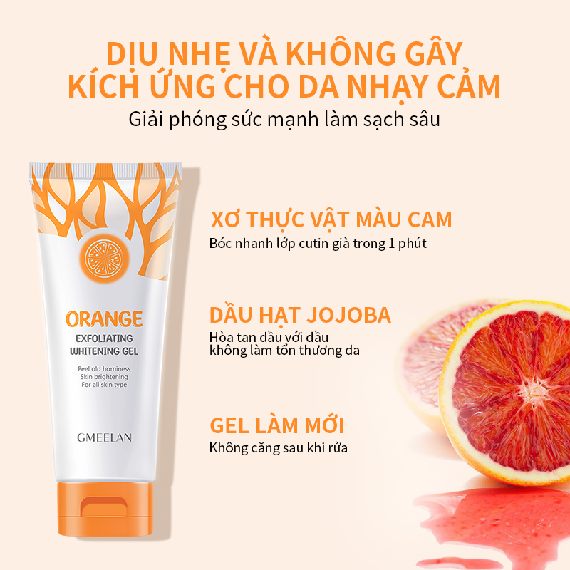 Tẩy Tế Bào Chết Da Mặt Dịu Nhẹ GAMELAN Exfoliate Gel Làm Trắng Da Sạch Sâu Lỗ Chân 50g