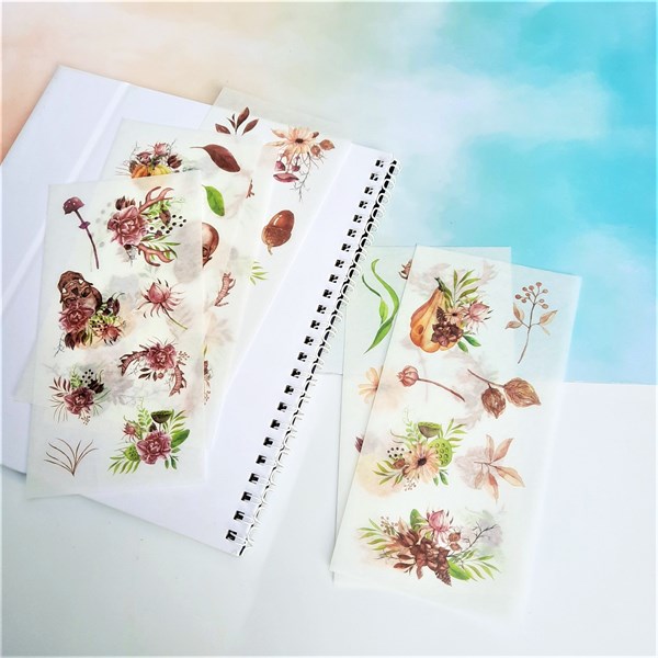 [HCM]Bộ 6 Tấm Sticker Hoa Dại