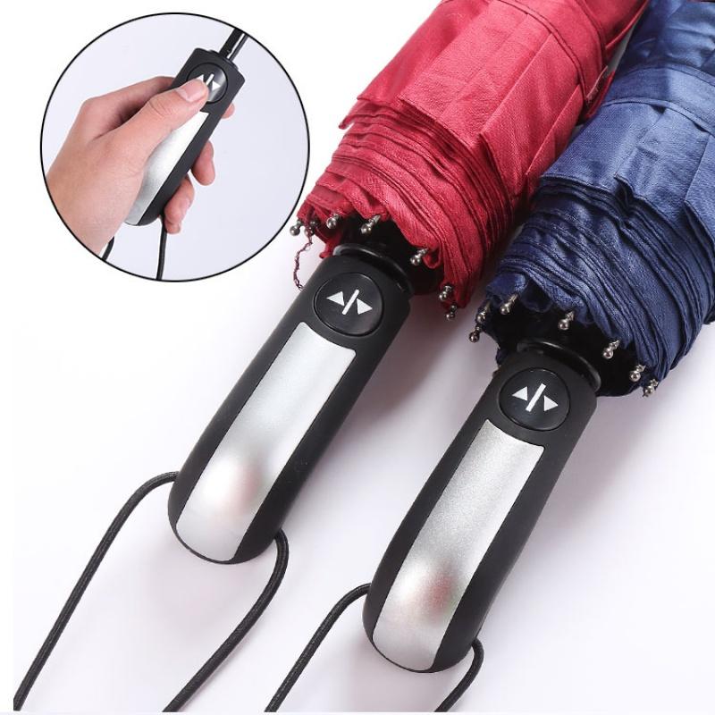 Ô DÙ 10 NAN SIZE LỚN ĐÓNG MỞ TỰ ĐỘNG BẰNG NÚT BẤM CHỐNG TIA UV - VẢI DÙ CAO CẤP HÀNG XUẤT NHẬT - DÙ ĐI MƯA GẤP GỌN CHỐNG TIA UV CAO CẤP